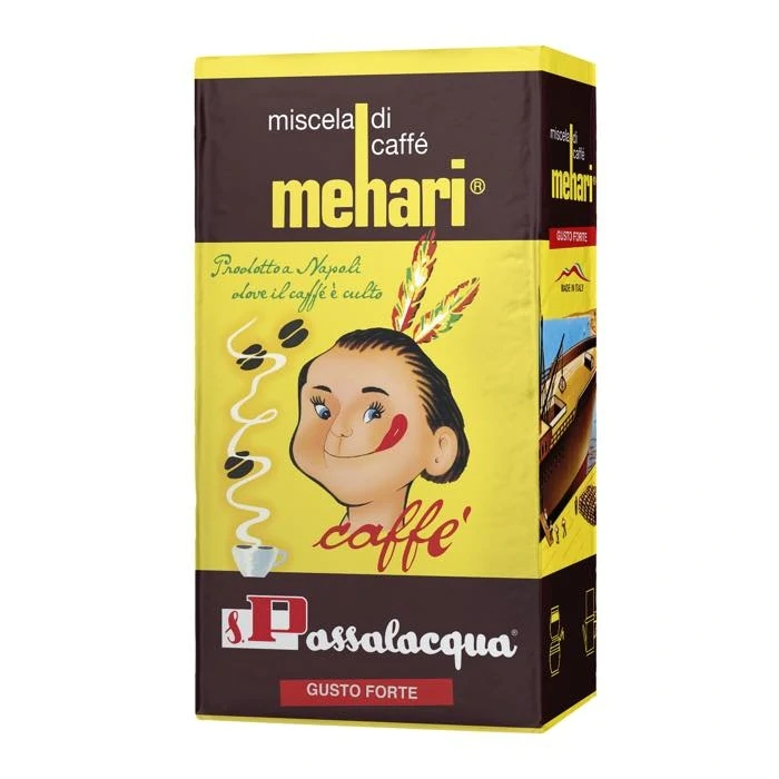 Café Passalacqua Mehari Espresso Bar - 1kg Grains, Corsé Et Parfumé - Pour Café Expresso
